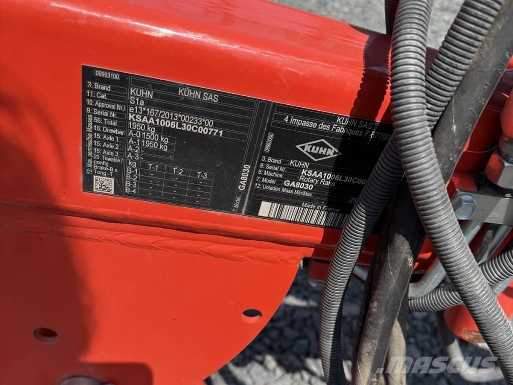 Kuhn GA 8030 Рядковые косилки