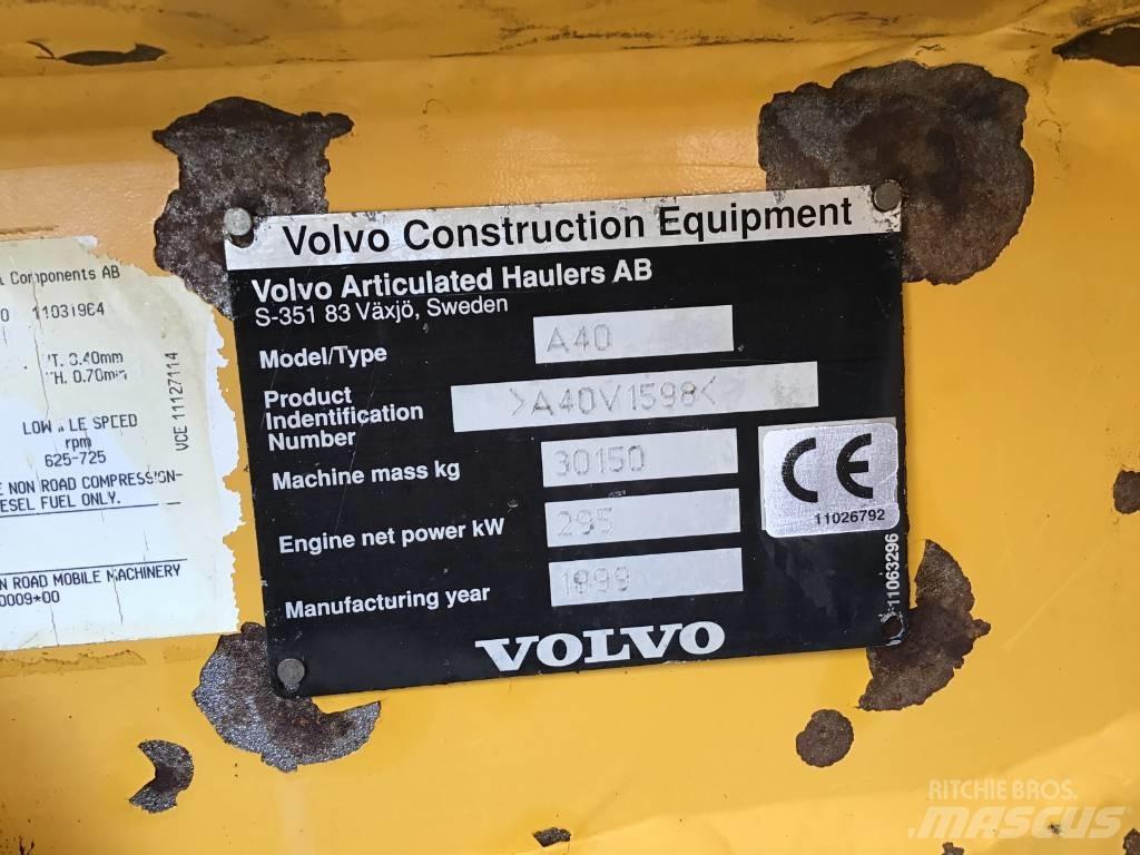 Volvo A 40C Шарнирно-сочленённые самосвалы