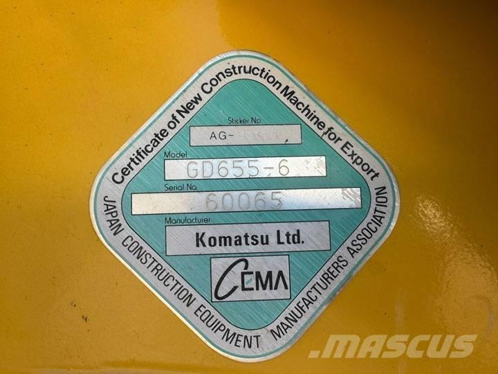 Komatsu GD 655-6 Грейдеры