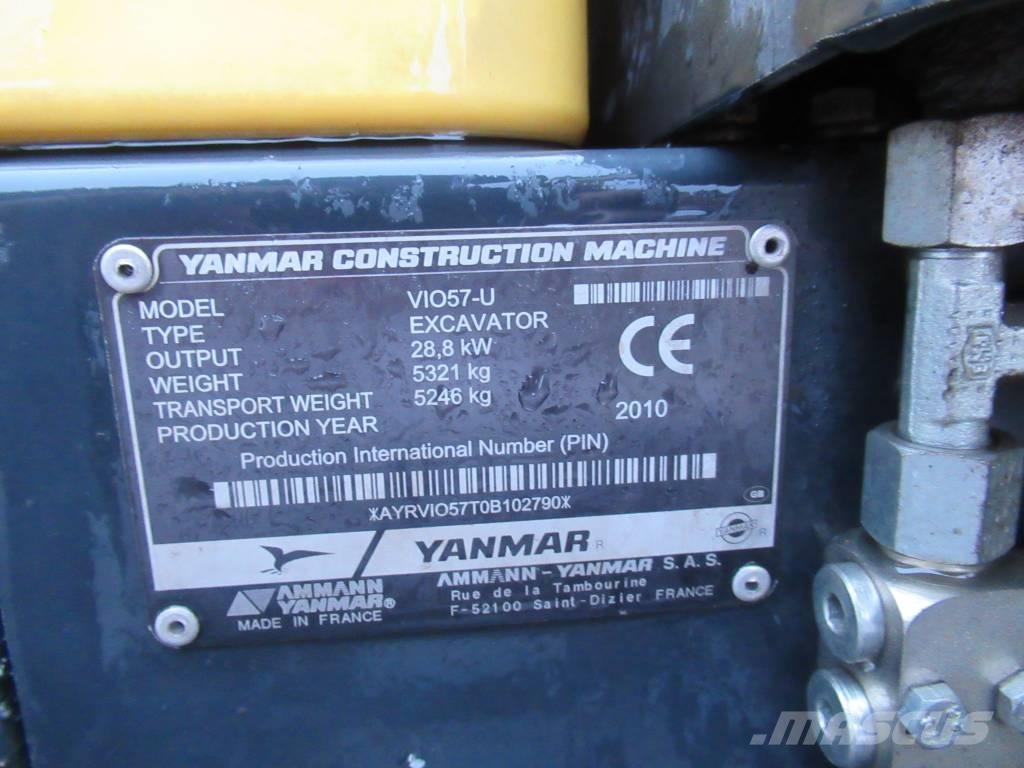 Yanmar Vio 57-U Мини-экскаваторы