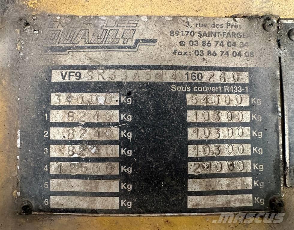 Louault SR33A Автовозы полуприцепы
