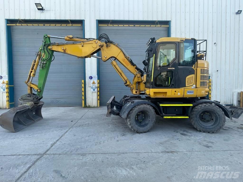 Komatsu PW118-11 Колёсные экскаваторы