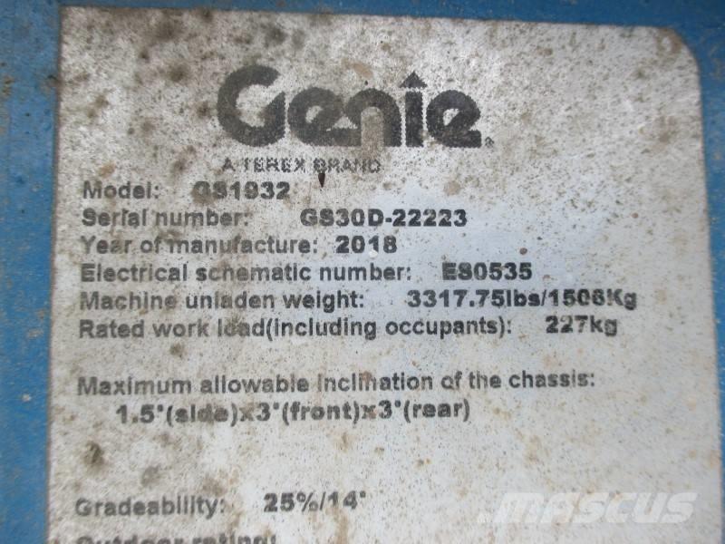 Genie GS 1932 Ножничные подъемники
