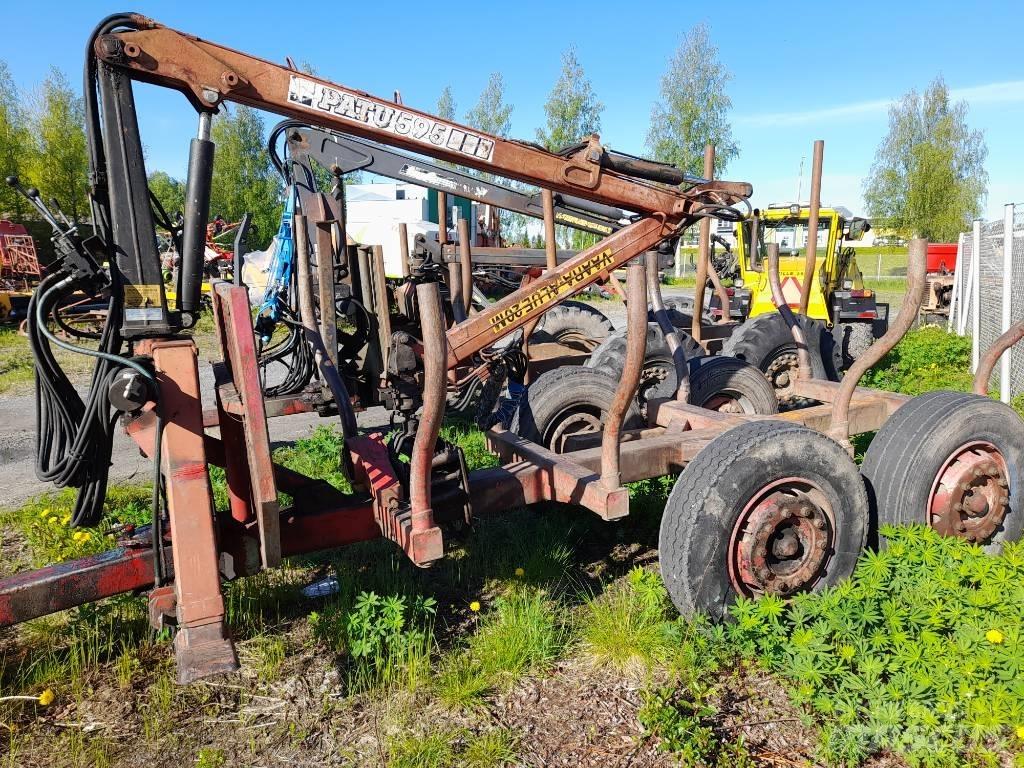 Patu 595+Metsäkärry Лесопогрузочные краны