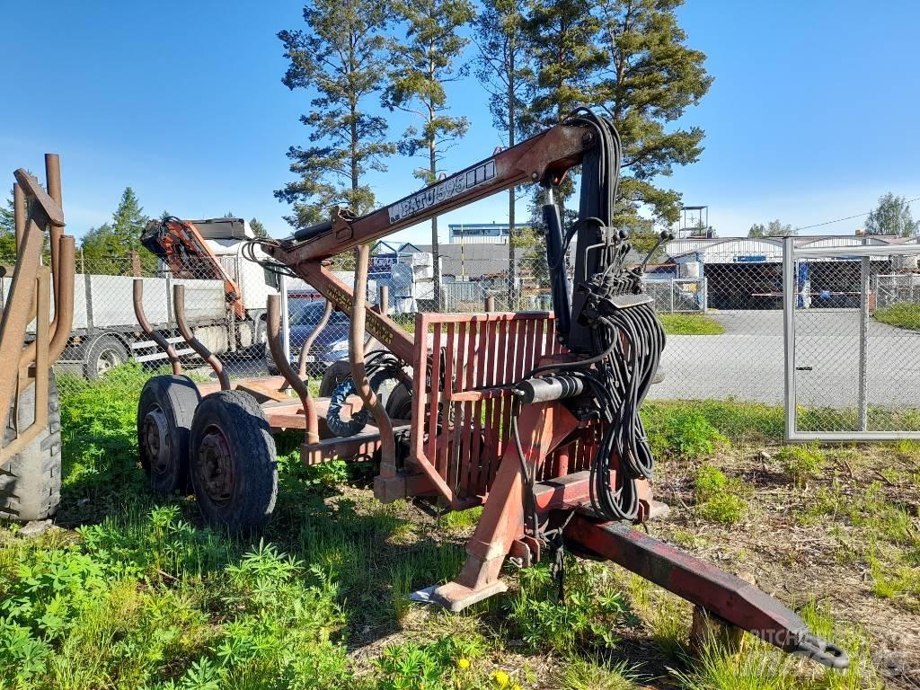 Patu 595+Metsäkärry Лесопогрузочные краны