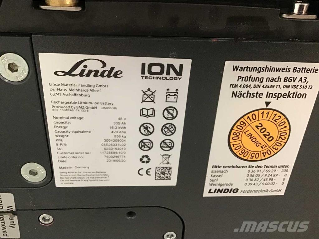 Linde E16 ION Электропогрузчики