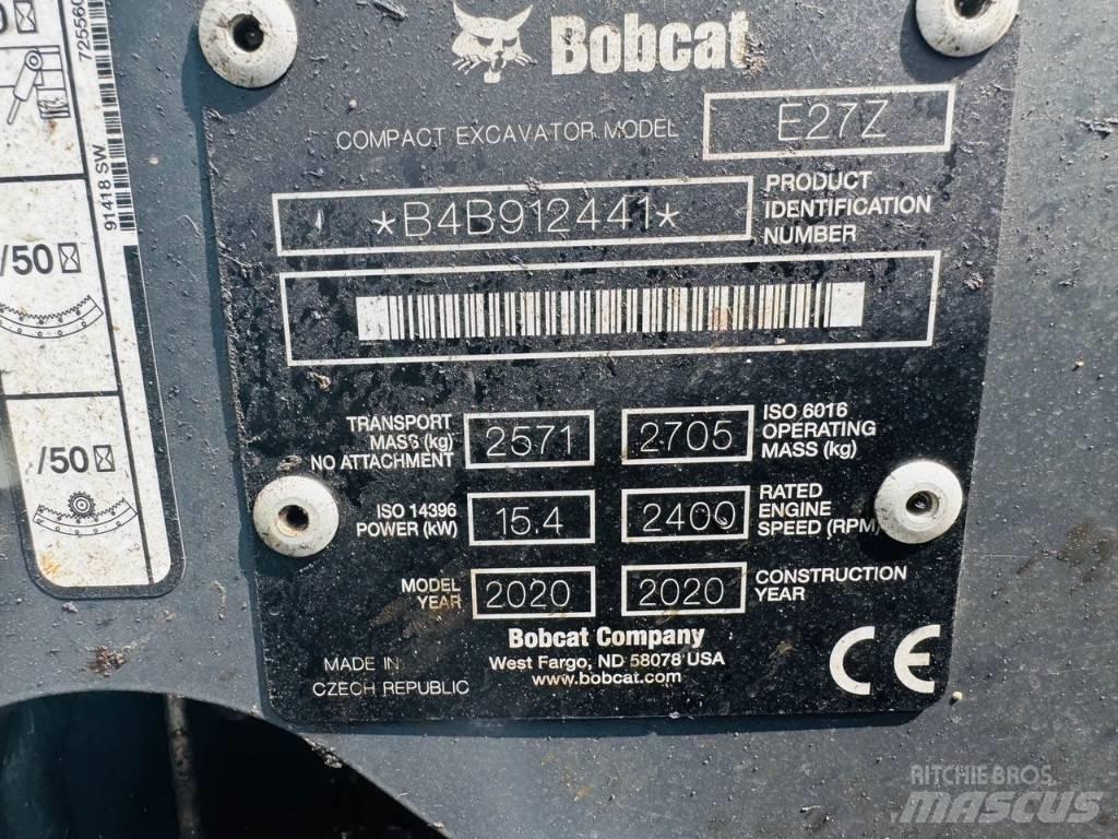 Bobcat E27z Мини-экскаваторы