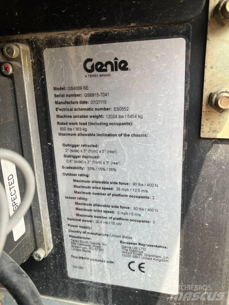Genie GS 4069 BE Ножничные подъемники