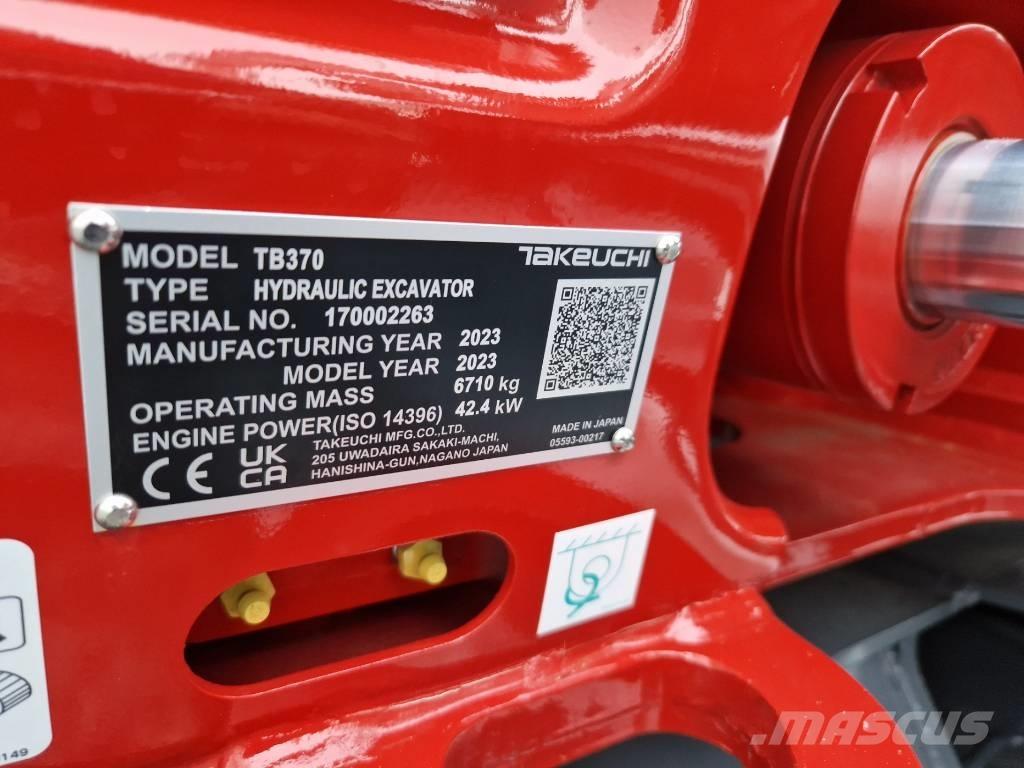 Takeuchi TB370 Мини-экскаваторы