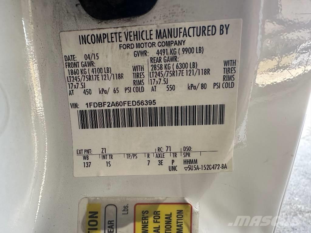 Ford F 250 SD Бортовые фургоны