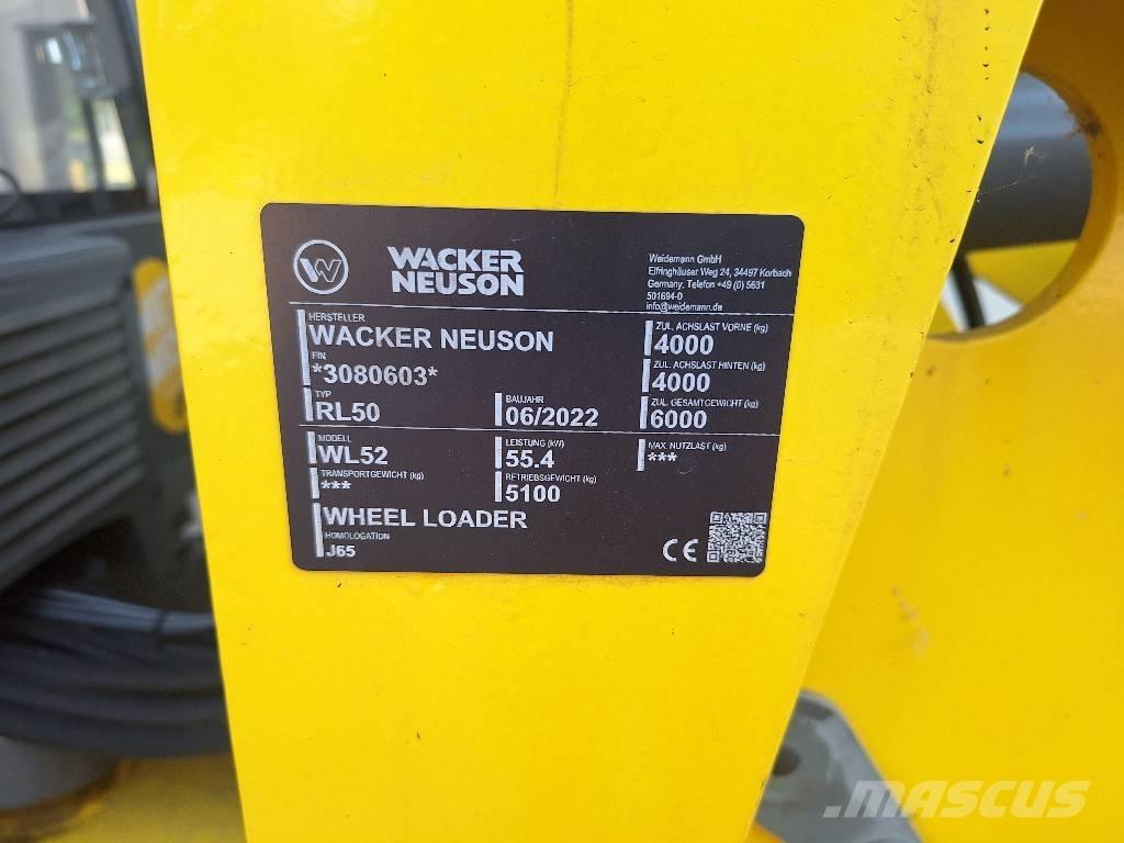 Wacker Neuson WL 52 Фронтальные погрузчики