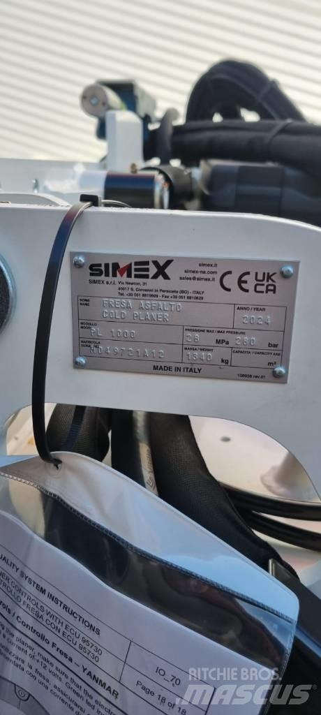 Simex PL1000 Запчасти для асфальтовой техники