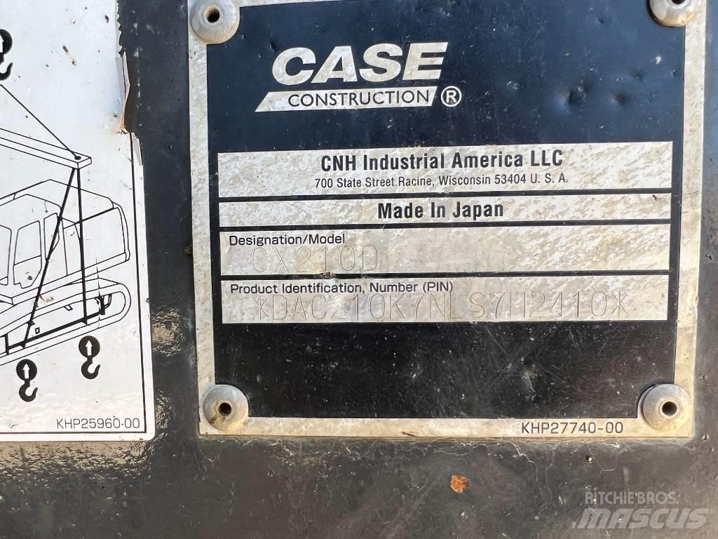 CASE CX 210 D Гусеничные экскаваторы