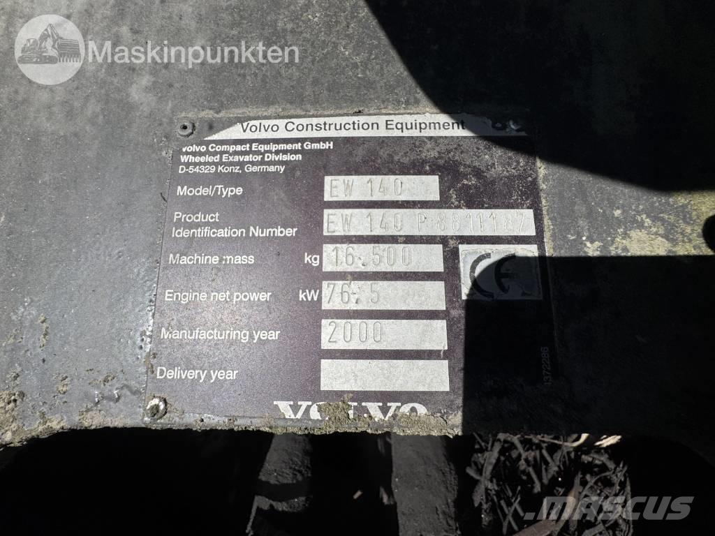 Volvo EW 140 B Колёсные экскаваторы