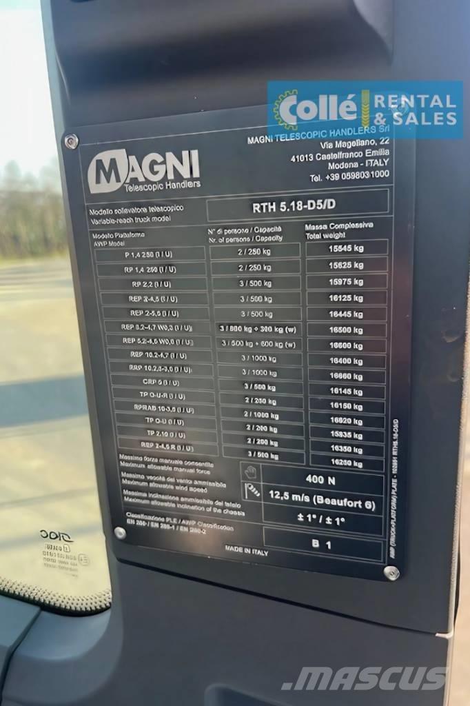 Magni RTH 5.18 | 2024 Телескопические погрузчики