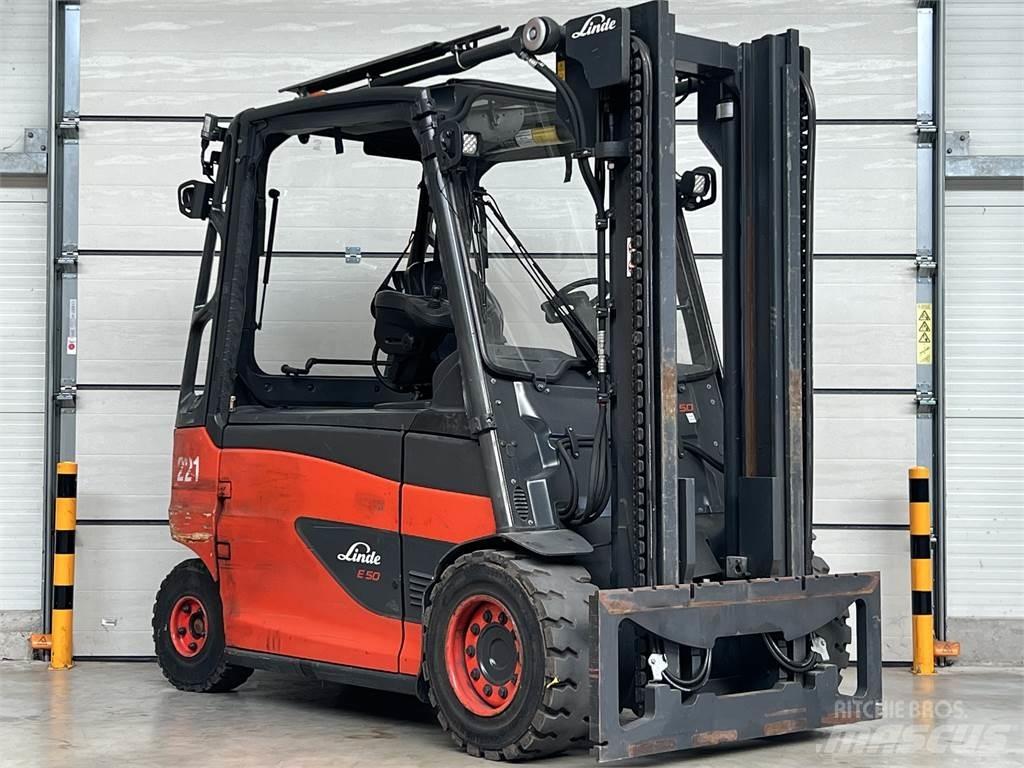 Linde E50HL-01 Электропогрузчики
