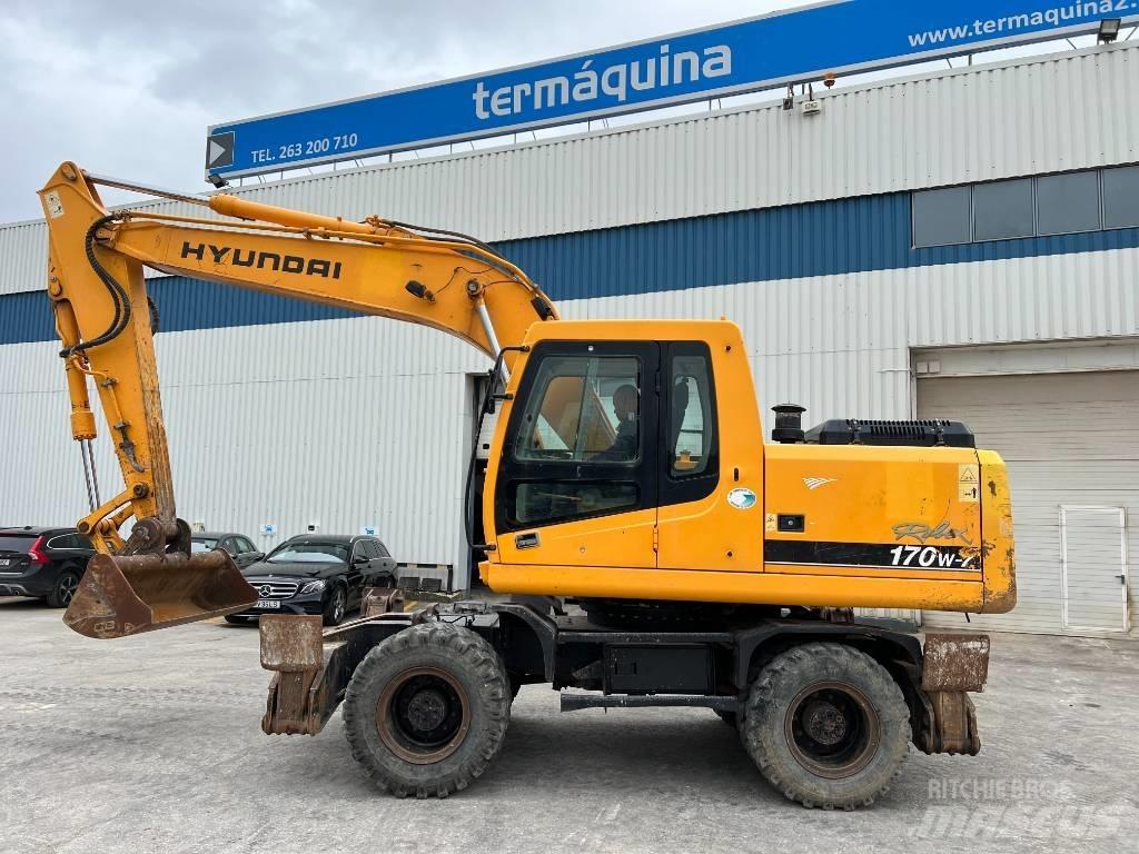 Hyundai R 170W-7 Колёсные экскаваторы