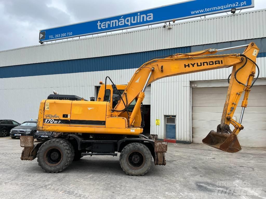 Hyundai R 170W-7 Колёсные экскаваторы