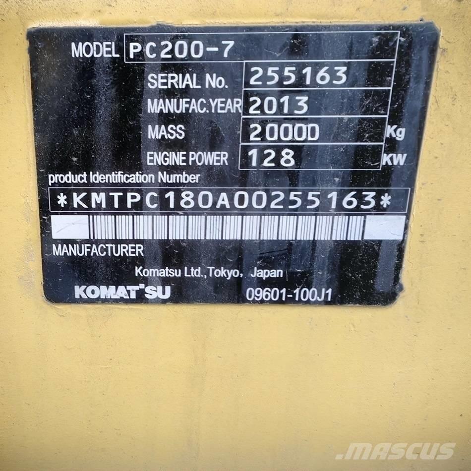 Komatsu pc200-7 Гусеничные экскаваторы