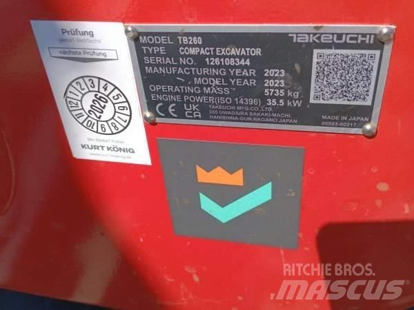Takeuchi TB 260 Мини-экскаваторы
