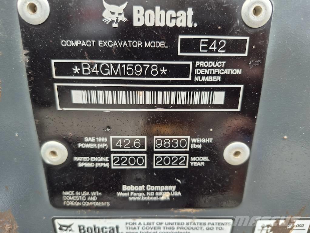 Bobcat E 42 Мини-экскаваторы