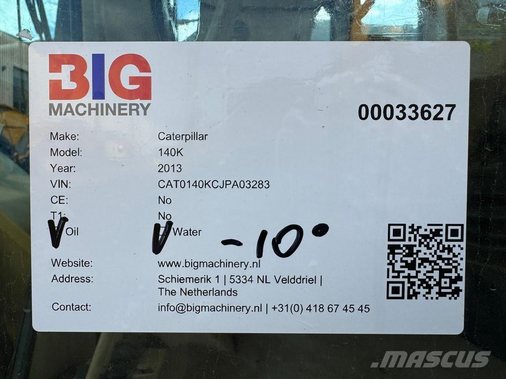 CAT 140K Грейдеры