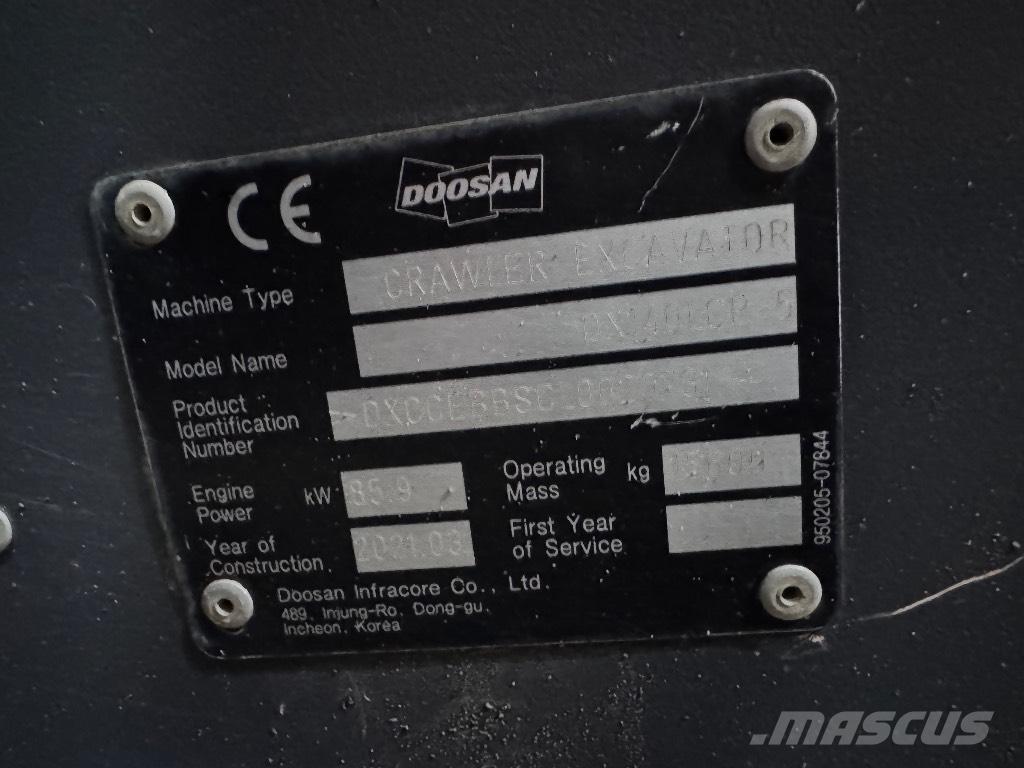 Doosan DX 140 LCR-5 Гусеничные экскаваторы