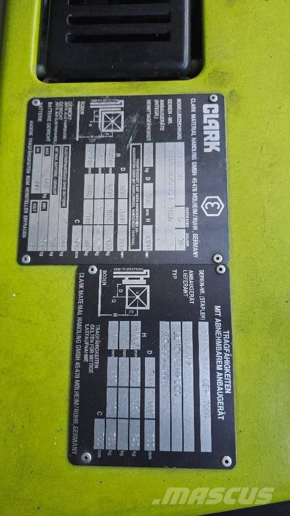 Clark TM 12 SN Электропогрузчики