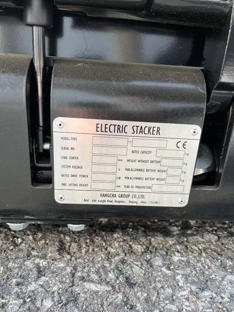 Hangcha CDD16-AC2S Самоходные электроштабелёры