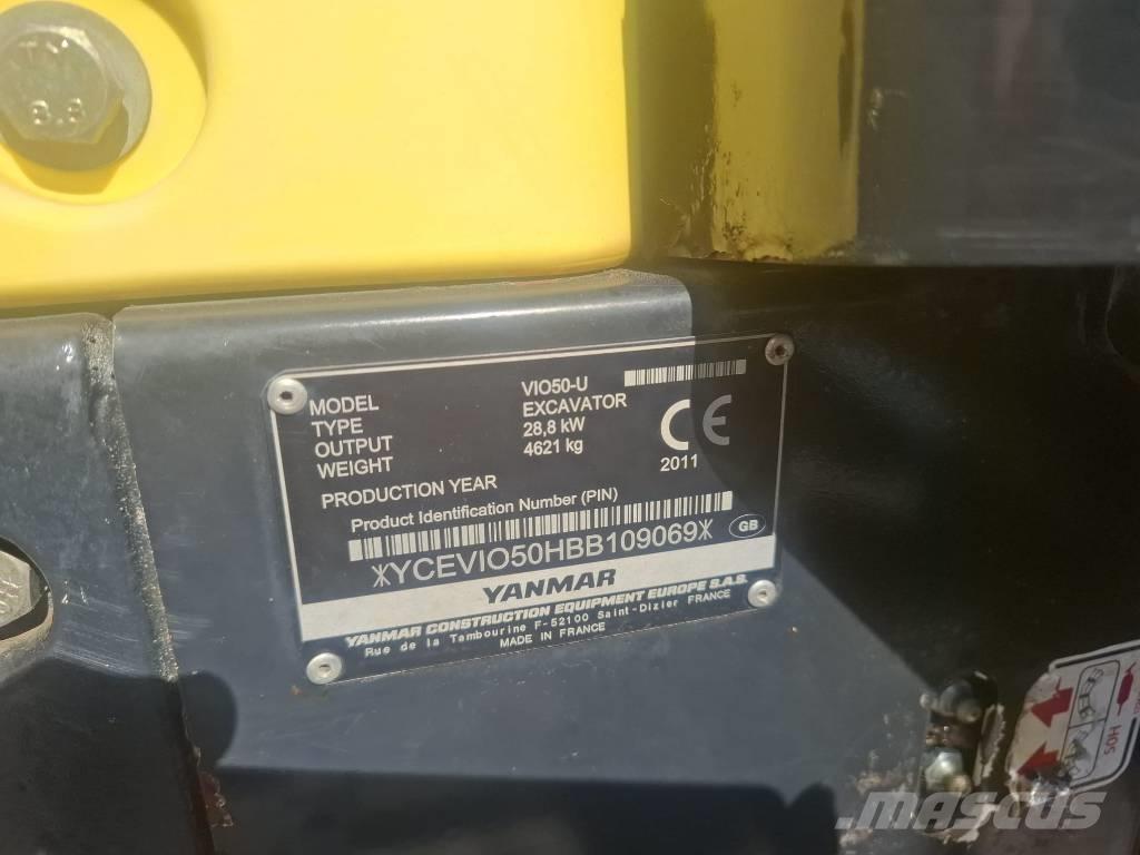 Yanmar Vio 50 U Мини-экскаваторы