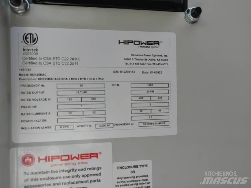 Hipower HRIW-25 Дизельные генераторы