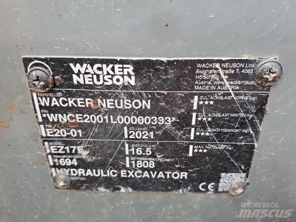 Wacker Neuson EZ17e Гусеничные экскаваторы