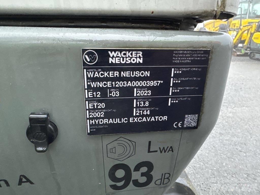 Wacker Neuson ET20 Гусеничные экскаваторы