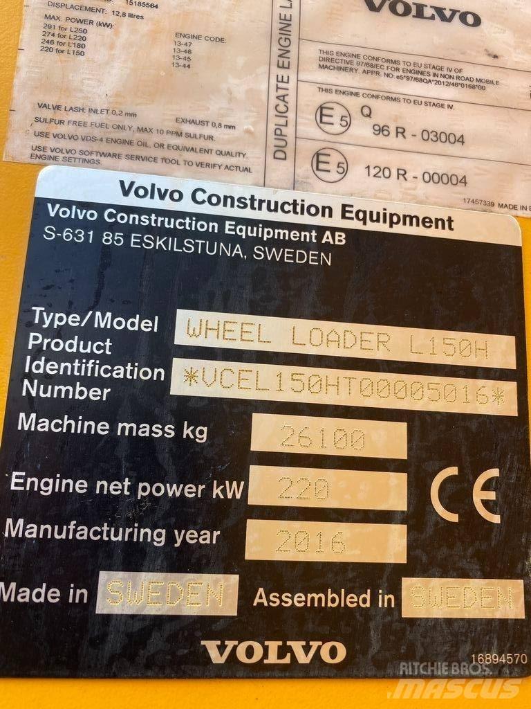 Volvo L 150 H Фронтальные погрузчики