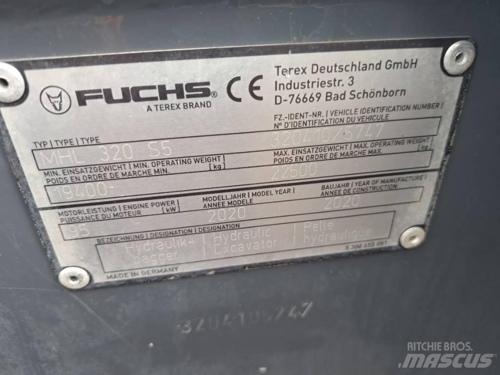 Fuchs MHL320F Перегружатели металлолома/промышленные погрузчики