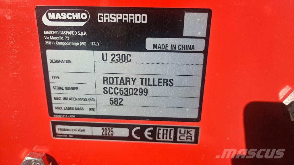 Mashio U 230C Прочее почвообрабатывающее оборудование