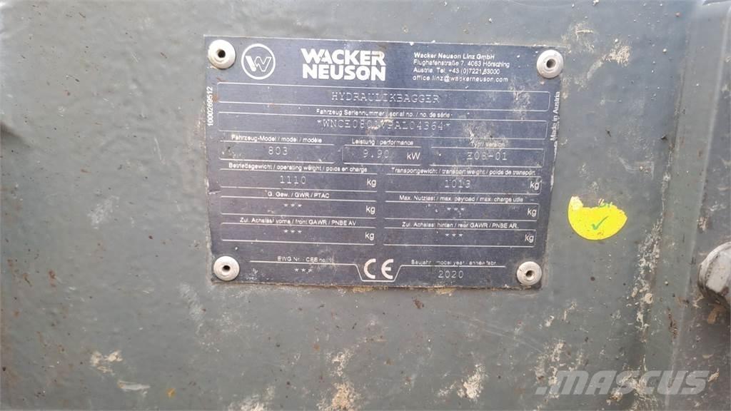 Wacker Neuson 803 Гусеничные экскаваторы
