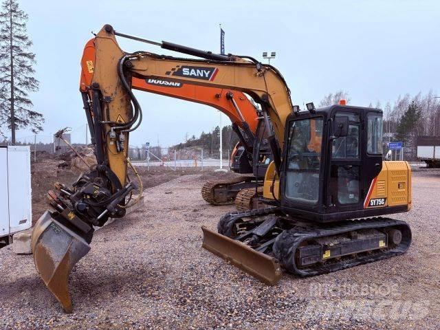 Sany SY75C Малые экскаваторы 7т-12т