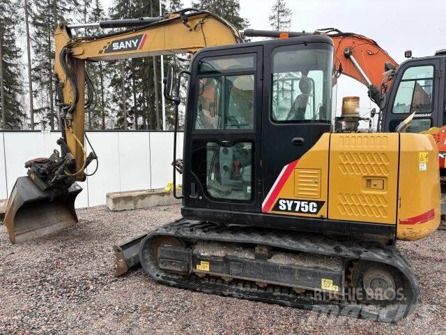Sany SY75C Малые экскаваторы 7т-12т