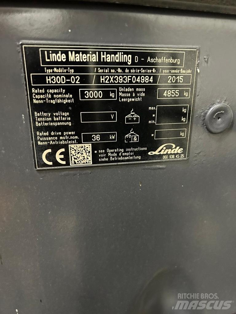 Linde H30D-02 EVO Дизельные погрузчики