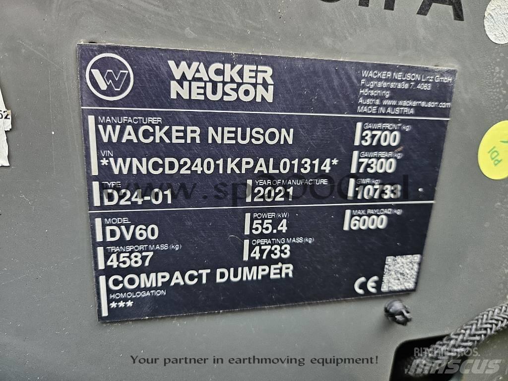 Wacker Neuson DV 60 Мини-самосвалы