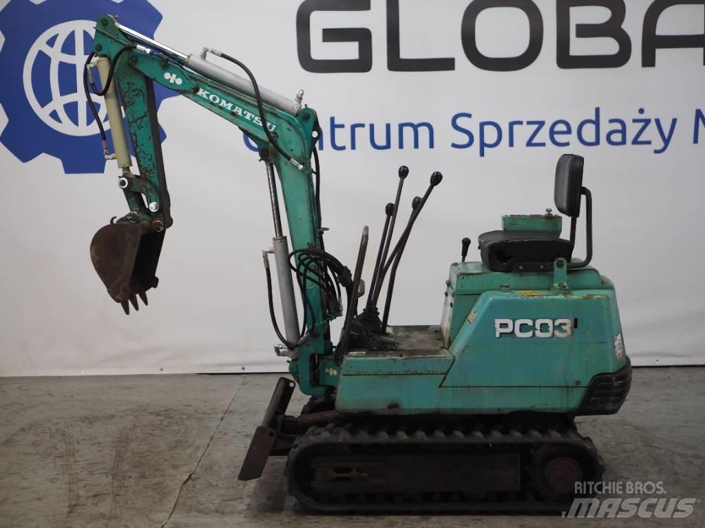 Komatsu PC03-1 Мини-экскаваторы