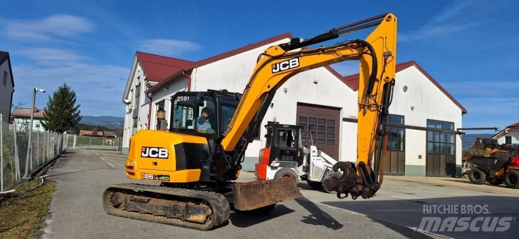 JCB 86C-1 Малые экскаваторы 7т-12т