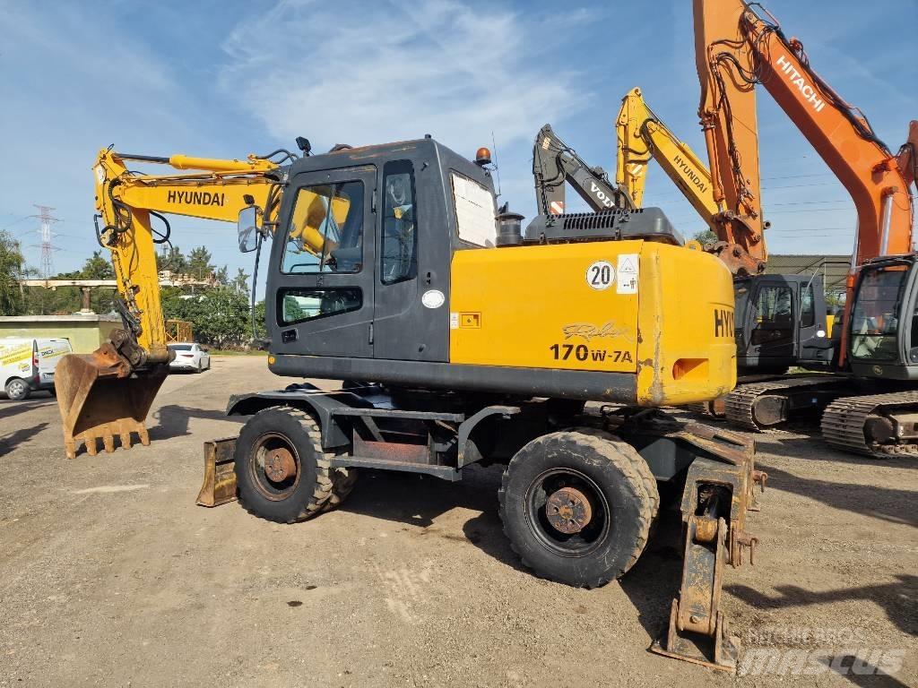 Hyundai R 170 W Колёсные экскаваторы