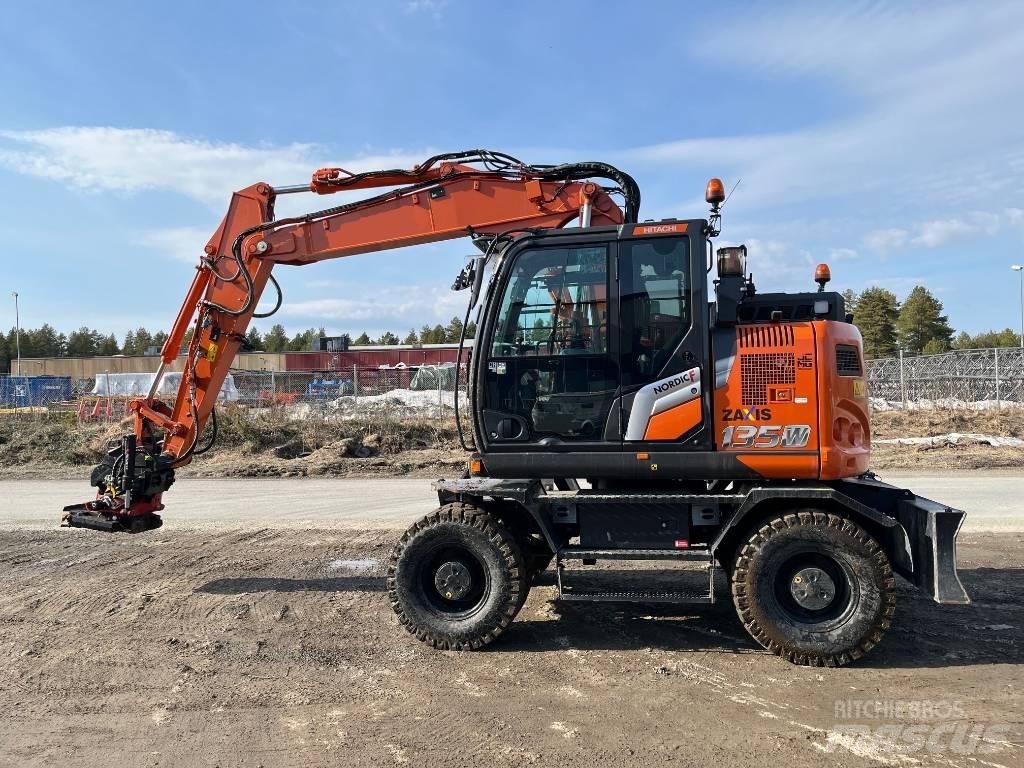 Hitachi ZX135W-7 Колёсные экскаваторы