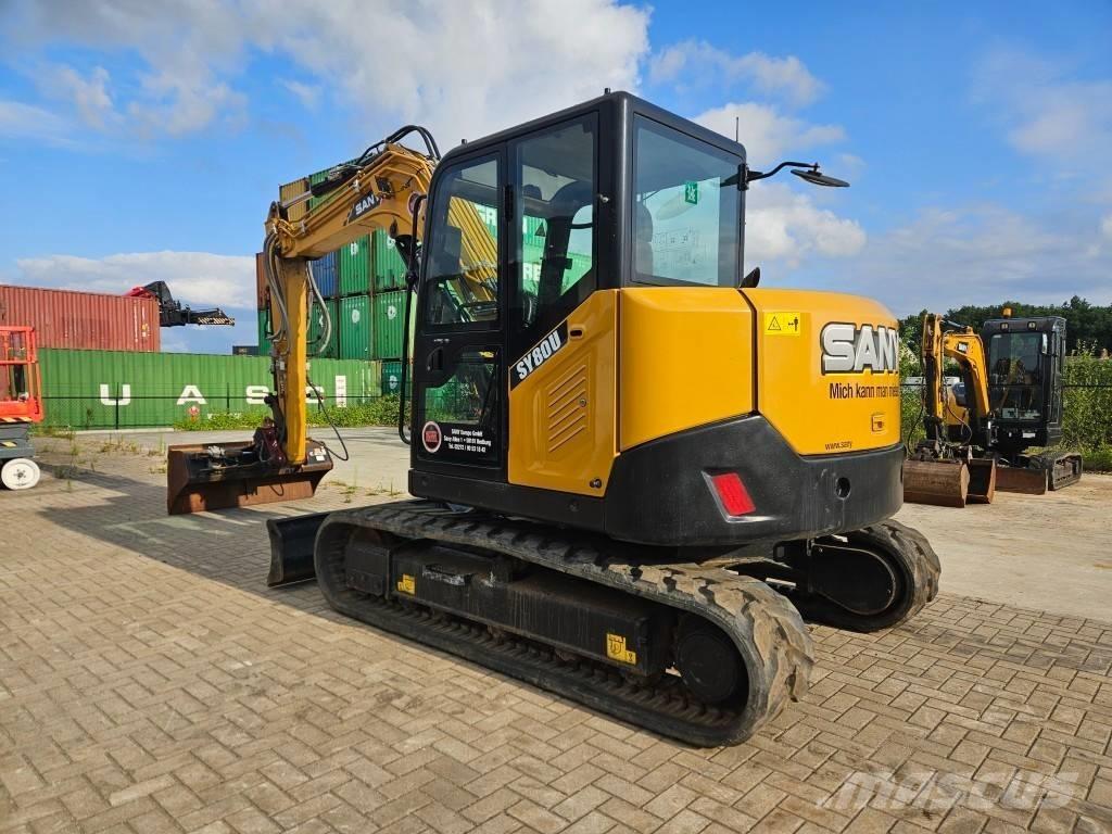 Sany SY 80 U Малые экскаваторы 7т-12т