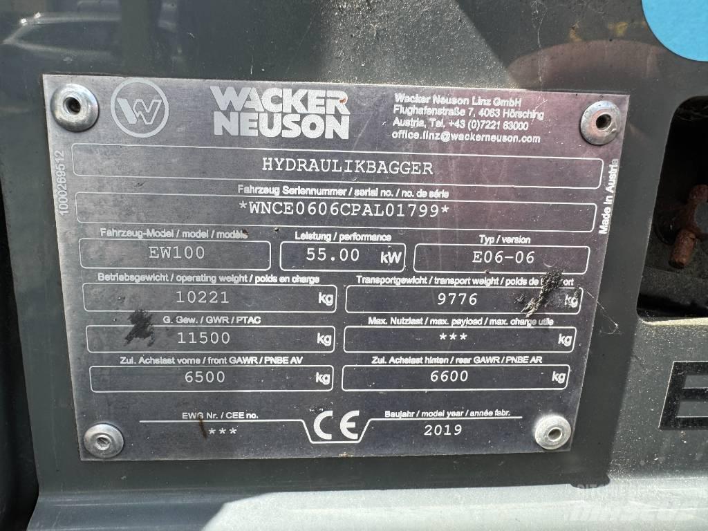Wacker Neuson EW100 Колёсные экскаваторы