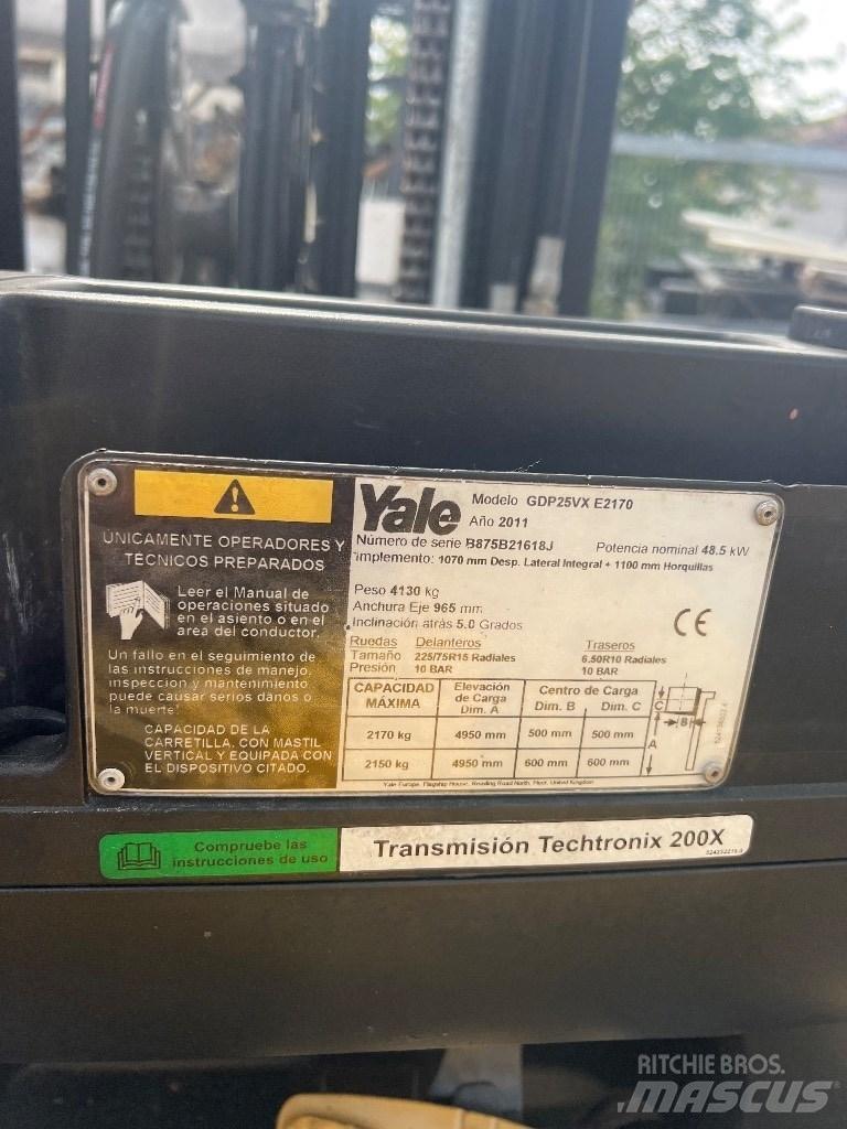 Yale 2500D Дизельные погрузчики