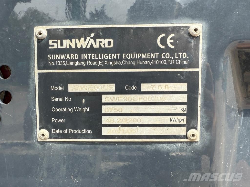 Sunward SWE 90 Малые экскаваторы 7т-12т