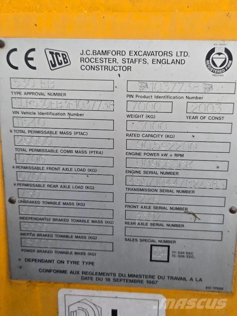 JCB 530 Телескопические погрузчики